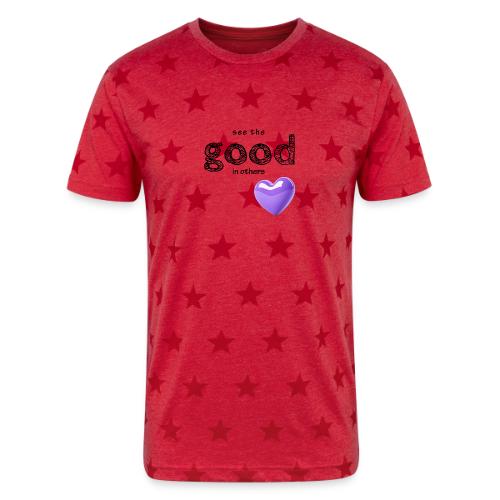 Smoon City_See the Good in Others - Unisex Adult Star Printed T-Shirt