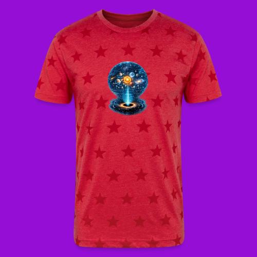 Holographic Universe - Unisex Adult Star Printed T-Shirt