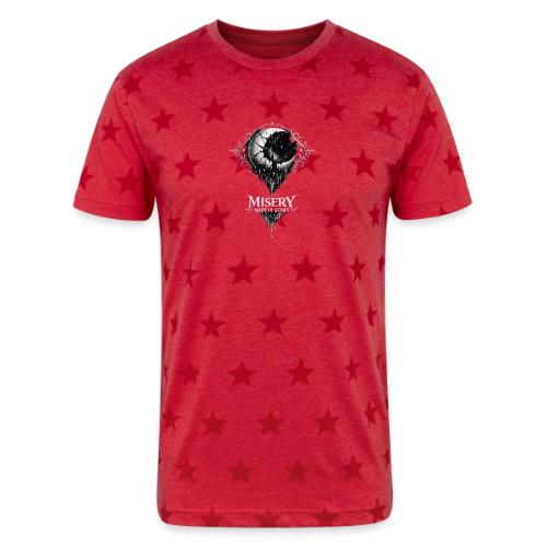 Misery made of stars - Unisex Adult Star Printed T-Shirt