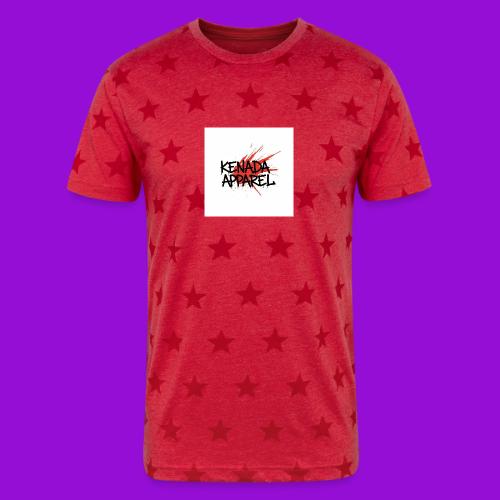 Kenada Apparel graffiti splash - Unisex Adult Star Printed T-Shirt