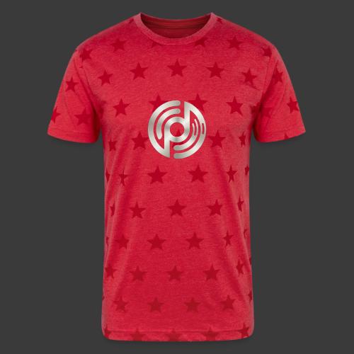 Open Musicians Collective Chrome Logo - Unisex Adult Star Printed T-Shirt