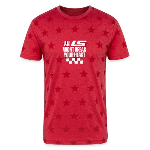 AN LS WONT BREAK YOUR HEART - Unisex Adult Star Printed T-Shirt