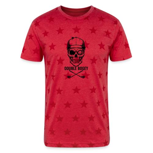 DOUBLE BOGEY - Funny Golf Gag Gift Tee - Unisex Adult Star Printed T-Shirt