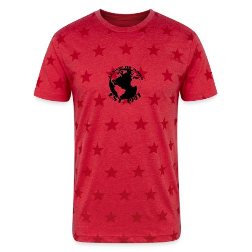 LS SWAP THE WORLD Est. 1997 - Unisex Adult Star Printed T-Shirt