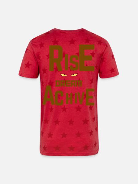 Visionary Ambition - Unisex Adult Star Printed T-Shirt - red star