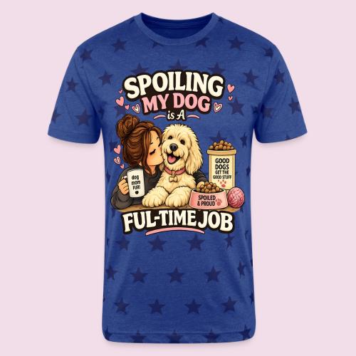 Spoiling My Dog Is a Full-Time Job - Unisex Adult Star Printed T-Shirt