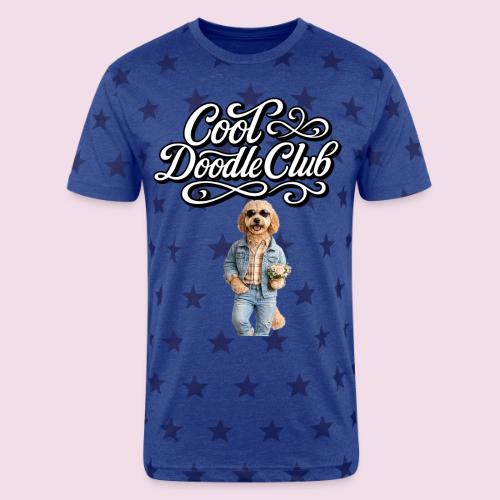 Cool Doodle Club | Goldendoodle Lover Design - Unisex Adult Star Printed T-Shirt
