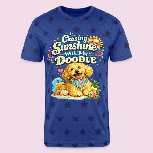 Chasing Sunshine With My Doodle - Unisex Adult Star Printed T-Shirt