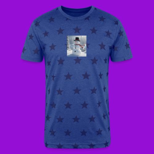 4 print - Unisex Adult Star Printed T-Shirt