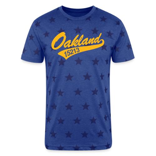 oakland - Unisex Adult Star Printed T-Shirt
