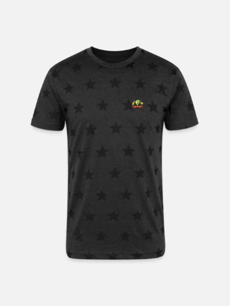 Australian Cricket Crest Emblem Graphic - Unisex Adult Star Printed T-Shirt -