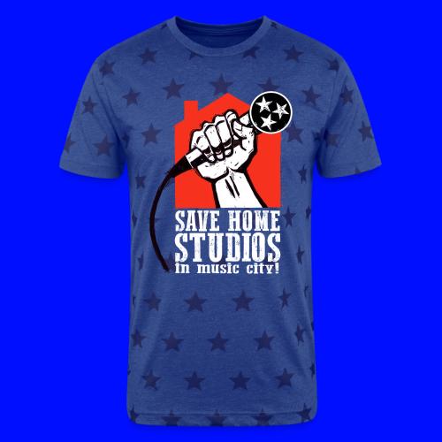 Save Home Studios In Music City - Unisex Adult Star Printed T-Shirt