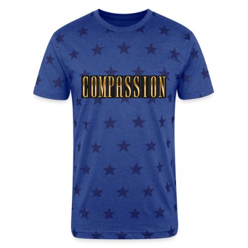 Golden Compassion - Unisex Adult Star Printed T-Shirt