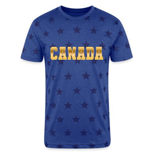Canada - Unisex Adult Star Printed T-Shirt