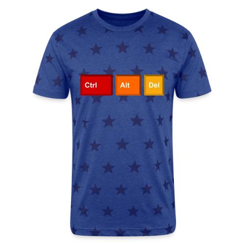 CTRL + ALT + DEL - Unisex Adult Star Printed T-Shirt