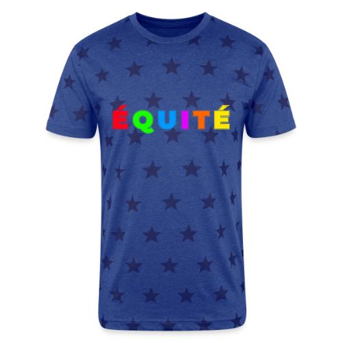 Color Equity - Unisex Adult Star Printed T-Shirt