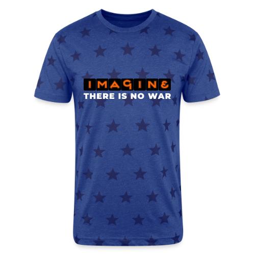 Imagine, There Is No War - Unisex Adult Star Printed T-Shirt