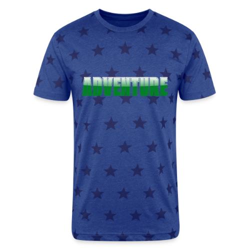 Adventure Typography Design for Apparel - Unisex Adult Star Printed T-Shirt