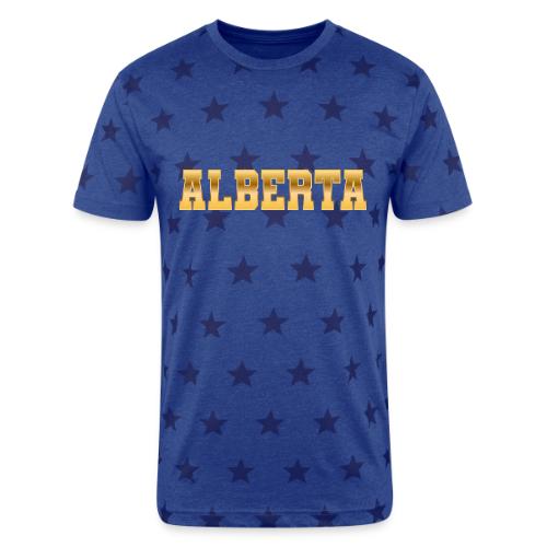 Alberta - Unisex Adult Star Printed T-Shirt