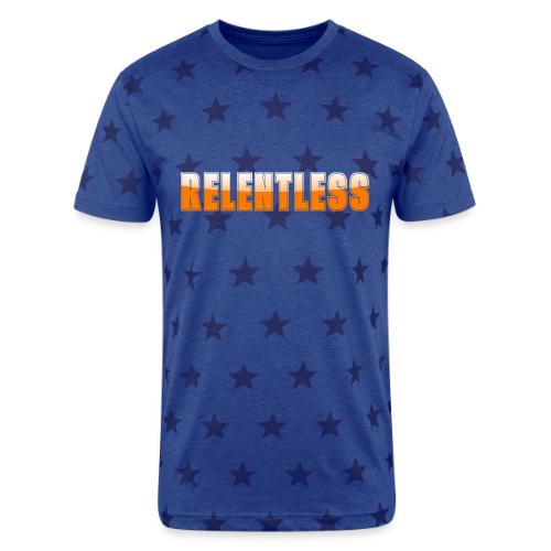 Relentless Motivation Design – Bold Statement - Unisex Adult Star Printed T-Shirt