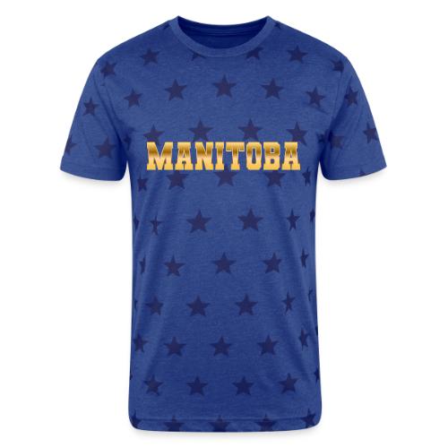 Manitoba - Unisex Adult Star Printed T-Shirt