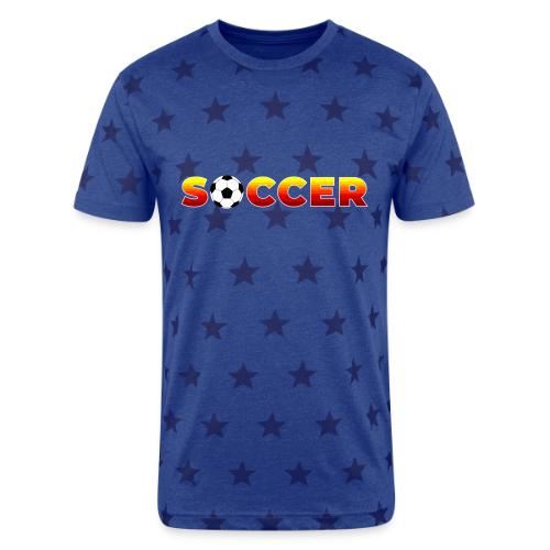 Soccer: Game of Goals - Unisex Adult Star Printed T-Shirt