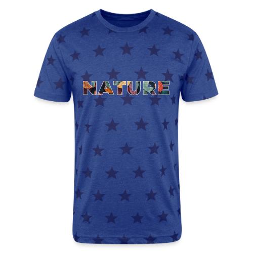 Nature in Every Letter - Unisex Adult Star Printed T-Shirt