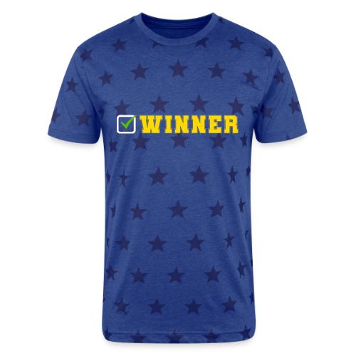 Crowned to Win - Unisex Adult Star Printed T-Shirt