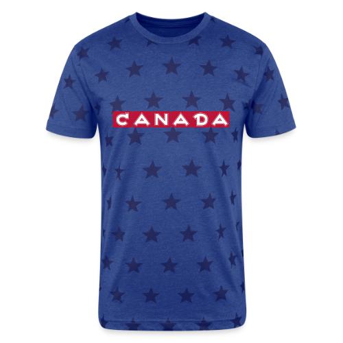 Canada - Unisex Adult Star Printed T-Shirt