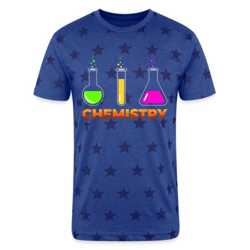 Chemistry: Elements in Motion - Unisex Adult Star Printed T-Shirt