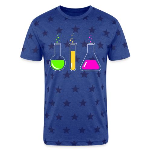 Colorful Chemistry - Unisex Adult Star Printed T-Shirt