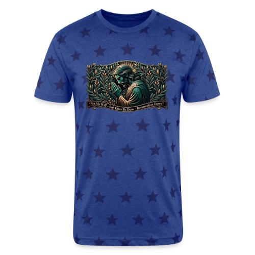 Easter Not My Will Gethsemane T Shirt, Bro Gift - Unisex Adult Star Printed T-Shirt