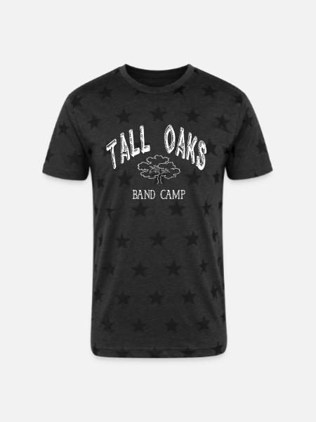 American Pie - Tall Oaks Band Camp - Unisex Adult Star Printed T-Shirt - royal star