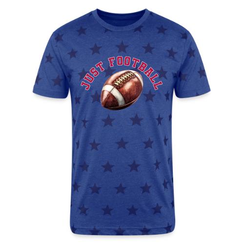 Just Football - Unisex Adult Star Printed T-Shirt