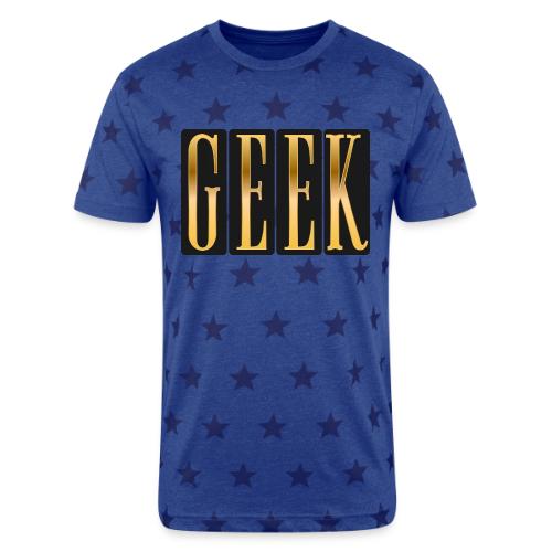 Proudly Geek - Unisex Adult Star Printed T-Shirt