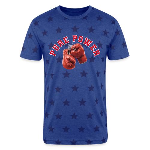 Boxing: Pure Power Punch - Unisex Adult Star Printed T-Shirt