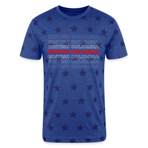 British Columbia Bold - Unisex Adult Star Printed T-Shirt