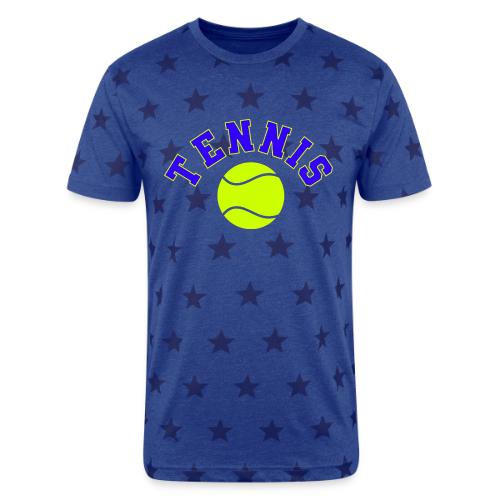 Tennis: Serve in Style - Unisex Adult Star Printed T-Shirt