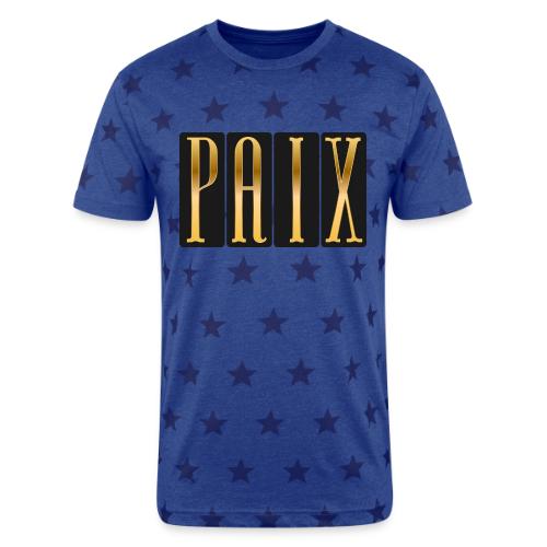 Golden Peace - Unisex Adult Star Printed T-Shirt