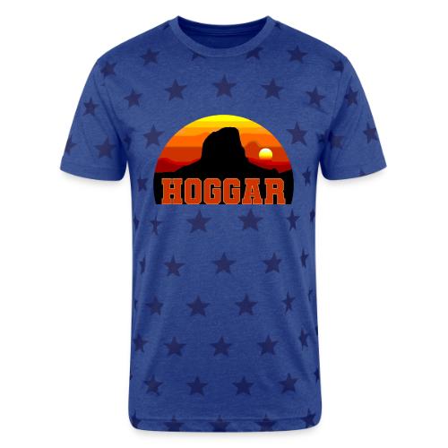 Algeria: Hoggar Desert Horizon - Unisex Adult Star Printed T-Shirt