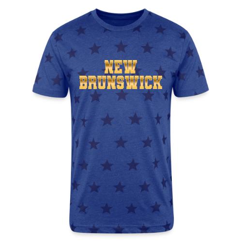 New Brunswick - Unisex Adult Star Printed T-Shirt