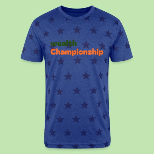 Wealth Championship - Unisex Adult Star Printed T-Shirt