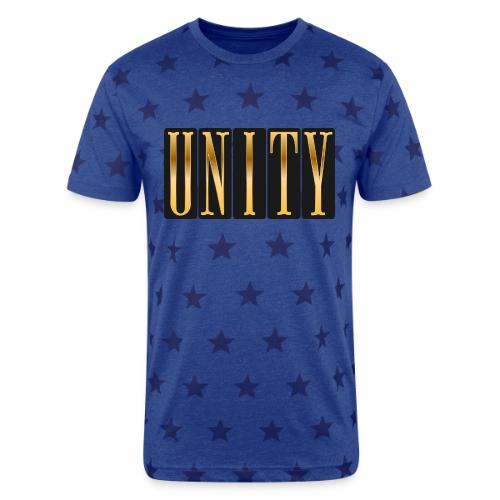 Golden Unity - Unisex Adult Star Printed T-Shirt