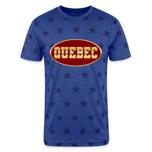 Quebec Gleams - Unisex Adult Star Printed T-Shirt