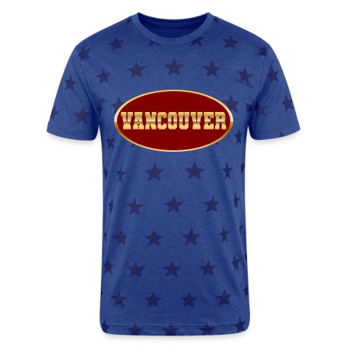 Golden Vibes – Vancouver - Unisex Adult Star Printed T-Shirt