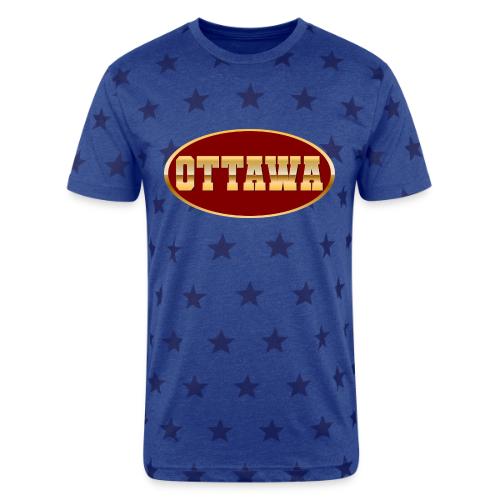 Golden Pulse – Ottawa - Unisex Adult Star Printed T-Shirt