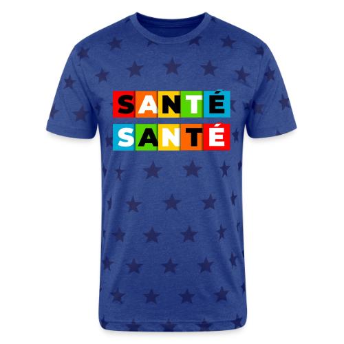 Santé en couleurs - Unisex Adult Star Printed T-Shirt