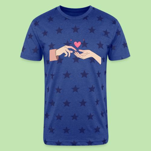 Valentine’s Touch - Unisex Adult Star Printed T-Shirt