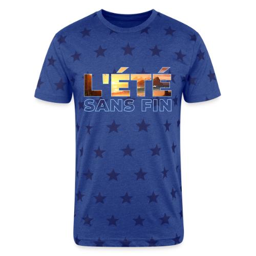 Golden Summer Atmosphere - Unisex Adult Star Printed T-Shirt