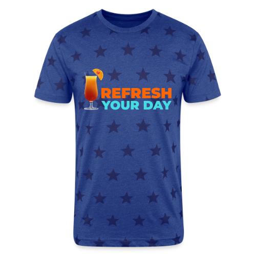 Daily Refresh - Unisex Adult Star Printed T-Shirt